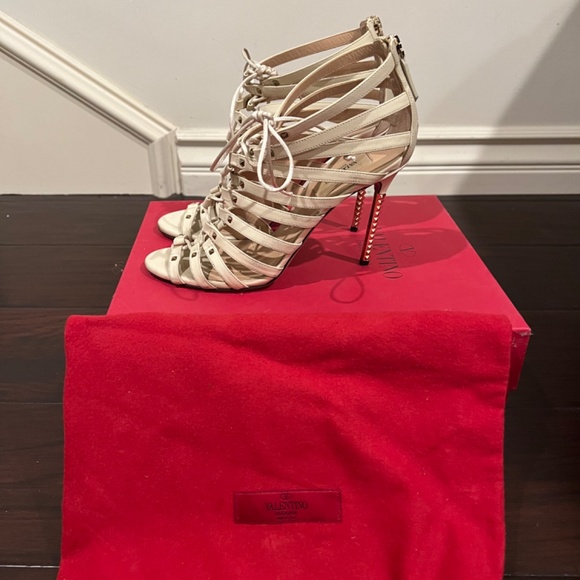 Valentino Leather Gladiator Sandals (EU38) - Picture 3 of 5